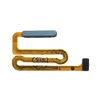 Шлейф Samsung Galaxy M14 M146B с кнопкой включения и сканером отпечатка пальца (голубой оригинал Китай)