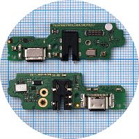 Шлейф Infinix Hot 12 Play, Hot 12 Play NFC, Hot 20 Play з роз'ємами зарядки та навушників з мікрофоном - нижня плата (оригінал Китай)