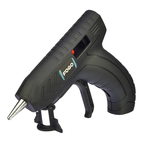 Термоклейовий пістолет Fogo з акумулятором 1800 mAh (15W, сопло d=2mm, клей d=7mm)