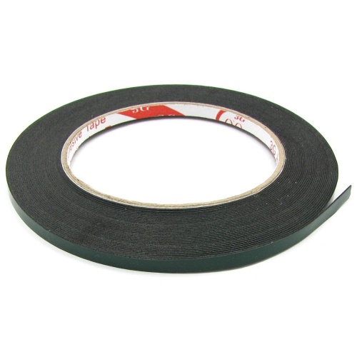 Скотч двосторонній ширина 10мм, товщина 0,5мм (зелений) на поліуретановій основі.
