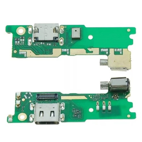 Шлейф Sony Xperia XA1 G3112 на 2 Sim з роз'ємом зарядки, мікрофоном та вібродзвінком (AAA)