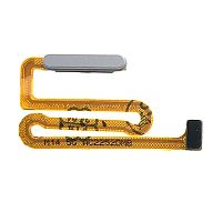 Шлейф Samsung Galaxy M14 M146B з кнопкою включення та сканером відбитка пальця (сріблястий оригінал Китай)