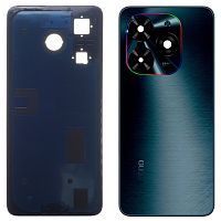 Задняя крышка Tecno Spark Go 2024 BG6 (черная оригинал Китай со стеклом камеры)