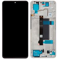 Дисплей Xiaomi Redmi Note 13 Pro 5G, Poco X6 + тачскрин (IN-CELL с белой рамкой)