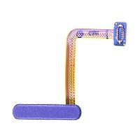 Шлейф Samsung Galaxy Z Flip4 F721B с кнопкой включения и сканером отпечатка пальца (синий оригинал Китай)