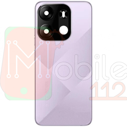 Задня кришка Tecno Spark Go 2023 BF7n (фіолетова зі склом камери)