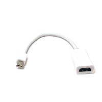 Перехідник-адаптер mini DisplayPort-HDMI білий