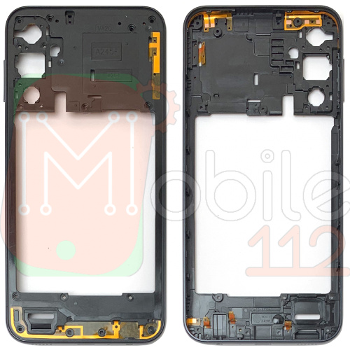 Рамка корпусу Samsung Galaxy A24 A245F (чорна)