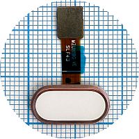Шлейф Meizu M5S M612H с кнопкой меню Home розового цвета