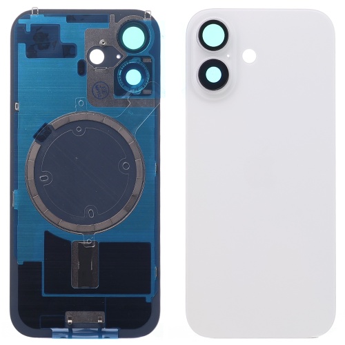 Задня кришка Apple iPhone 17 (біла оригінал Китай з рамкою, склом камери та магнітом)