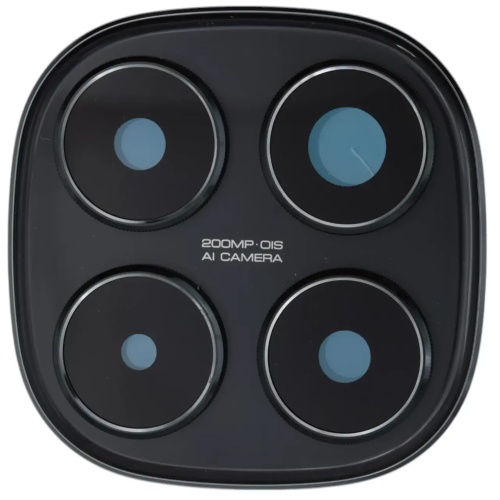 Скло камери Xiaomi Redmi Note 14 Pro+ 5G (чорне велике)