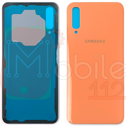 Задняя крышка Samsung Galaxy A50 2019 A505F (оранжевая оригинал Китай)