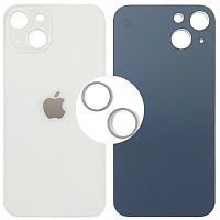 Задня кришка Apple iPhone 13 (біла оригінал Китай з кільцями)