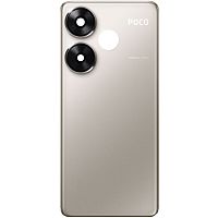 Задня кришка Xiaomi Poco F6 (Titanium оригінал Китай зі склом камери)