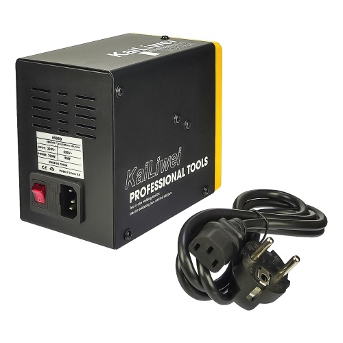 Паяльна станція KaiLiwei 8589D, фен з датчиком нахилу (700W), паяльник з термоелементом Hakko (60W), цифрова індикація фото 6