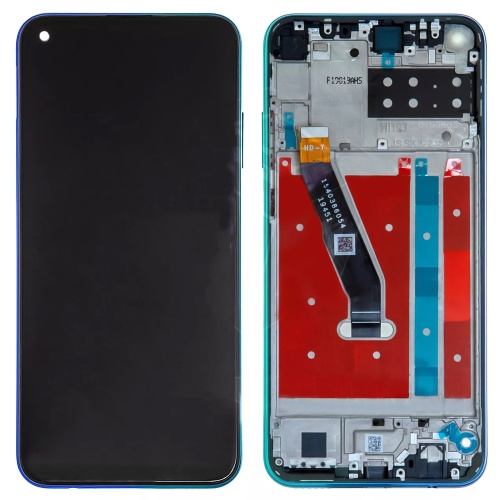 Дисплей Huawei P40 lite E ART-L29, Y7p 2020 ART-L28 з тачскріном (оригінал Китай з блакитною рамкою)