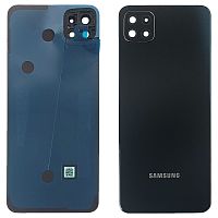 Задняя крышка Samsung Galaxy A22 5G A226B (серая оригинал Китай со стеклом камеры)