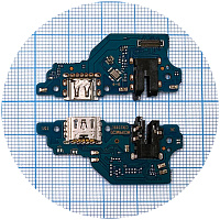 Шлейф Realme C11 2021, C20, C21 з роз'ємами зарядки та навушників з мікрофоном - нижня плата (AAA)
