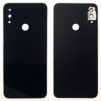 Задня кришка Xiaomi Redmi Note 7 m1901f7g, Redmi Note 7 Pro m1901f7s (чорна зі склом камери)