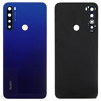 Задня кришка Xiaomi Redmi Note 8T M1908C3XG (синя оригінал Китай зі склом камери)