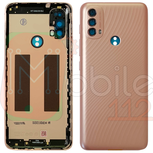 Задня кришка Motorola Moto E40 XT2159 (рожева оригінал Китай без скла камери)