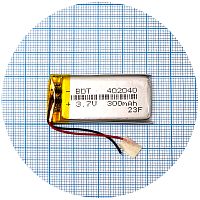 Аккумулятор универсальный 402040 42 х 20 х 3.8 мм 300 mAh 3.7V