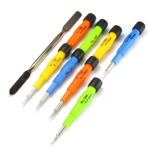 Набір інструментів 7396 (2-стор. мет. лопатка, викрутки +1.5, +2.0, -2.0, T2, T5, мерс 2.0, пенталоб 1,2 та 0,8)