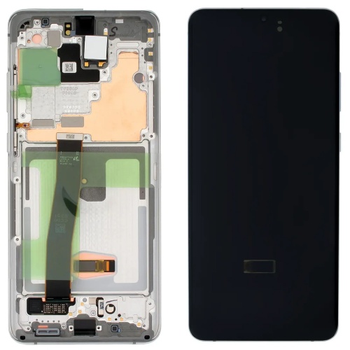 Дисплей Samsung Galaxy S20 Ultra G988B з тачскріном (оригінал 100% Service Pack з рамкою)