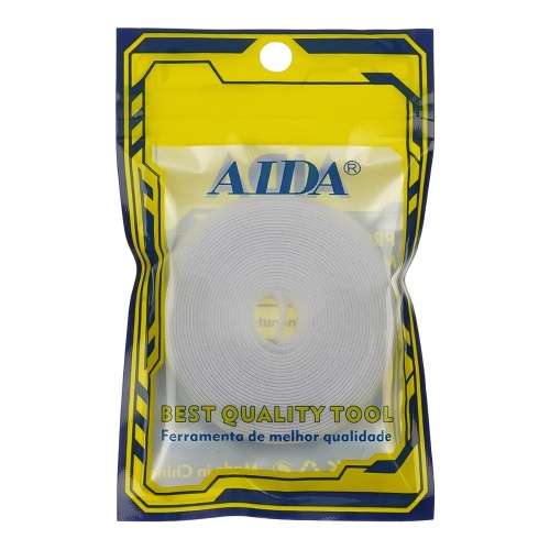 Кабельний органайзер Aida для стяжки дротів з липучкою, 10 мм x 3 м, білий фото 2