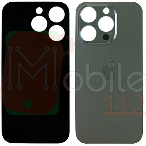 Задня кришка Apple iPhone 14 Pro (чорна оригінал Китай з великим отвором)