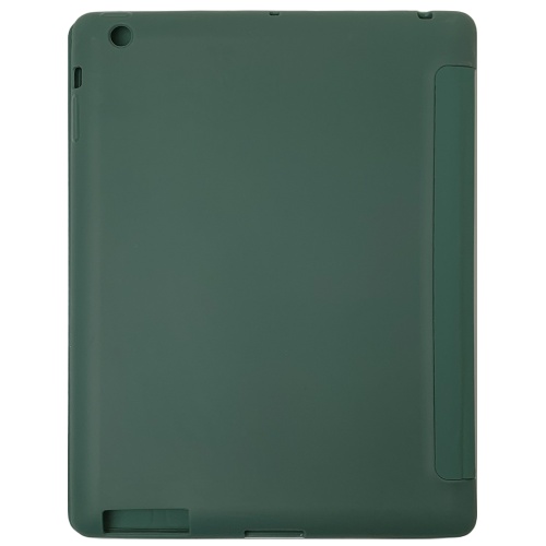 Чехол книжка Apple iPad 2, iPad 3, iPad 4 без лого (темно - зеленый) фото 2