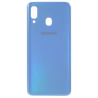 Задня кришка Samsung Galaxy A40 2019 A405F (блакитна оригінал Китай)