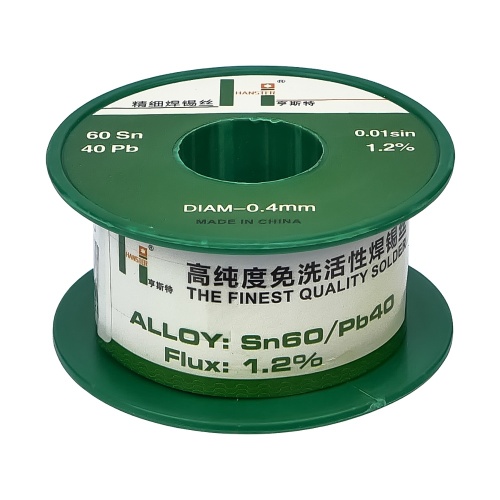 Припій Hanster HST 40 (0,4 мм, Sn 60% , Pb 40%) Припій Hanster HST 40 (0,4 мм, Sn 60% , Pb 40%)