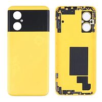 Задня кришка Xiaomi Poco M4 5G (жовта оригінал Китай)