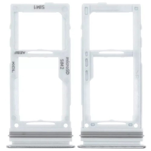 Тримач Sim картки Samsung Galaxy A52 A525F, A526B, A528B, A725F, A726B (сріблястий 2 SIM (1 SIM + Micro SD))