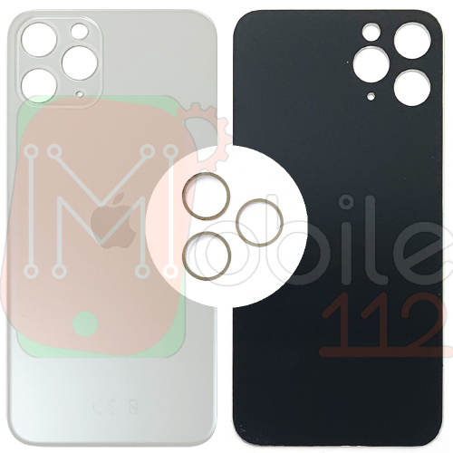Задня кришка Apple iPhone 11 Pro (біла оригінал Китай з кільцями)