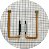 Шлейф Samsung Galaxy A06 A065F с кнопкой включения и сканером отпечатка пальца (синий оригинал Китай)