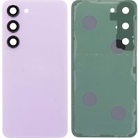 Задня кришка Samsung Galaxy S23 5G S911 (фіолетова оригінал Китай зі склом камери)