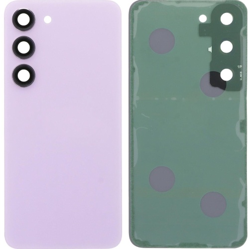 Задня кришка Samsung Galaxy S23 5G S911 (фіолетова оригінал Китай зі склом камери)