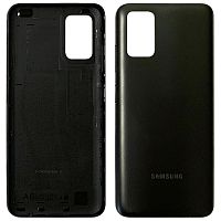 Задня кришка Samsung Galaxy A03s A037F (чорна)