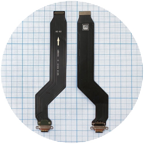 Шлейф OnePlus 8T KB2003 з роз'ємом зарядки (оригінал Китай) фото 2