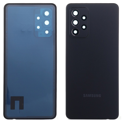 Задня кришка Samsung Galaxy A52 A525F (чорна оригінал Китай зі склом камери) Задня кришка Samsung Galaxy A52 A525F (чорна оригінал Китай зі склом камери)