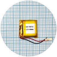 Акумулятор універсальний 552726 30 х 27 х 5,5 мм 400 mAh 3.7V