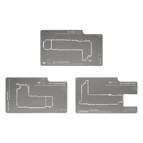 Реболлінг-платформа Mega-Idea з BGA трафаретами iPhone 12 Mini - 12 Pro Max фото 4