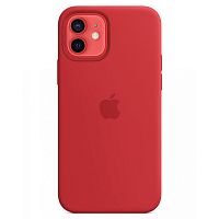 Чохол Silicone case для iPhone 12 mini оригінал (червоний red №2)