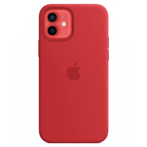 Чохол Silicone case для iPhone 12 mini оригінал (червоний red №2)