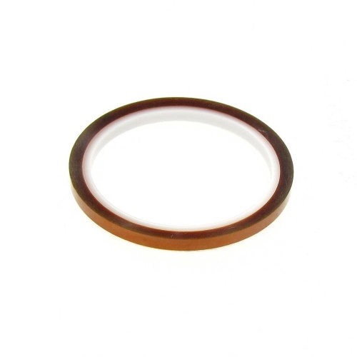 Термостійкий скотч каптоновий, коричневий 6 мм (max t 300 гр)