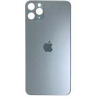 Задняя крышка Apple iPhone 11 Pro Max (серая оригинал Китай с кольцами)