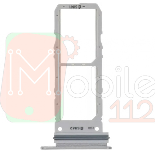 Тримач SIM карти Samsung Galaxy Note 10 (сріблястий на 2 SIM)