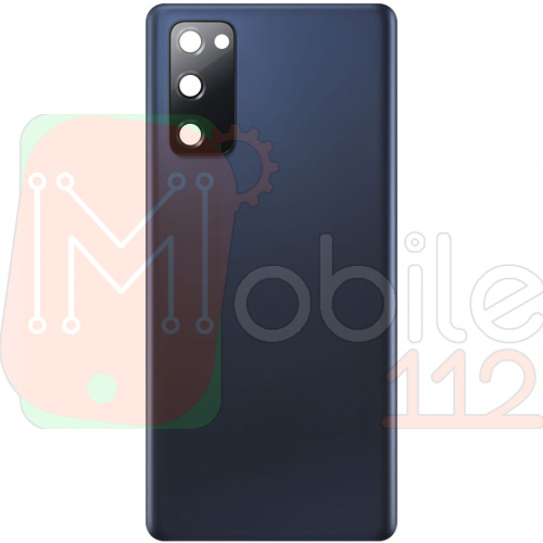 Задня кришка Samsung Galaxy S20 FE G780F (синя зі склом камери)